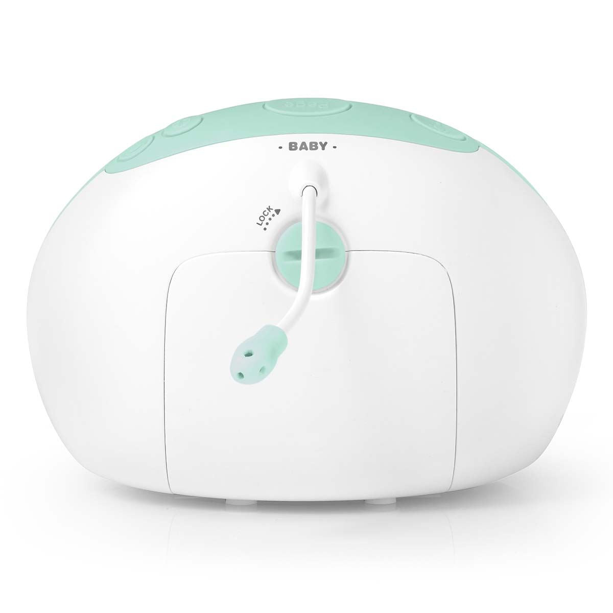 Alecto DBX88 Digital Audio Baby Monitor, Parent Unit with Rechargeable Battery, Long Range, Digital Transmission, Crystal-Clear Sound, lullaBY, Plug & Play, Sound Indicator & Alerts