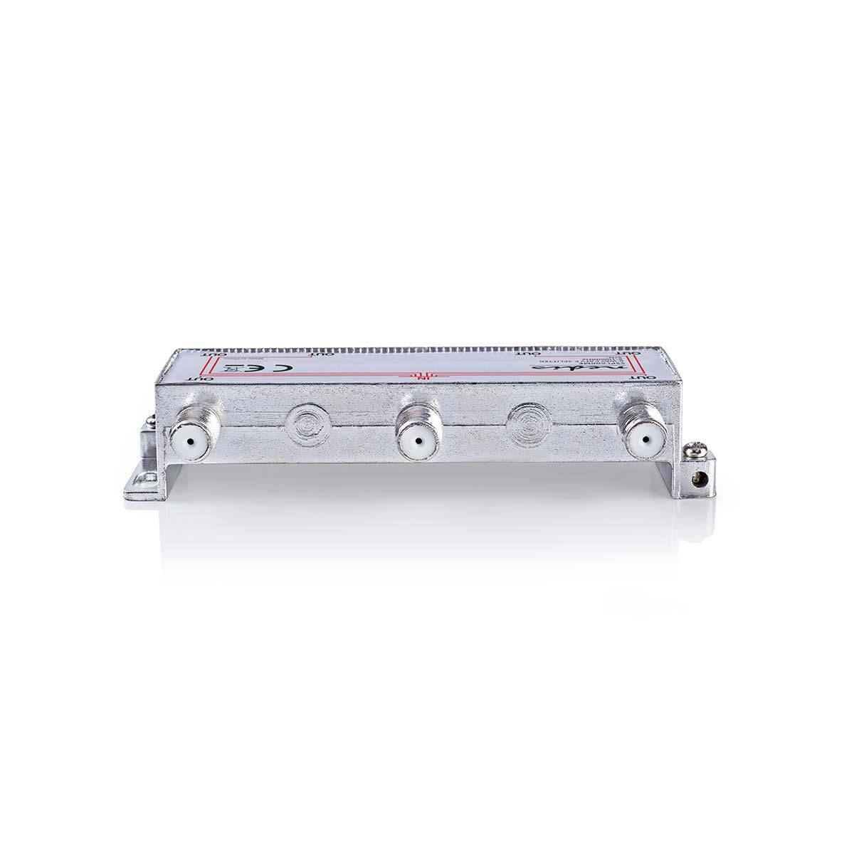 Nedis CATV Splitter | 5 - 1000 MHz | Insertion loss: 10.0 dB | Number of outputs: 6 | 75 Ohm | Zinc