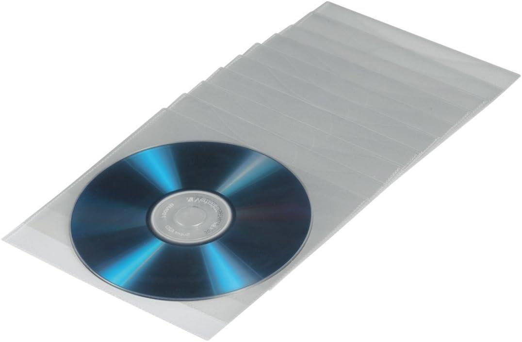 Hama 100 CD/DVD Protective Sleeves - Transparent