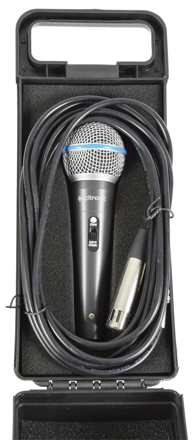 QTX DM15 Metal Body Dynamic Microphone with Case