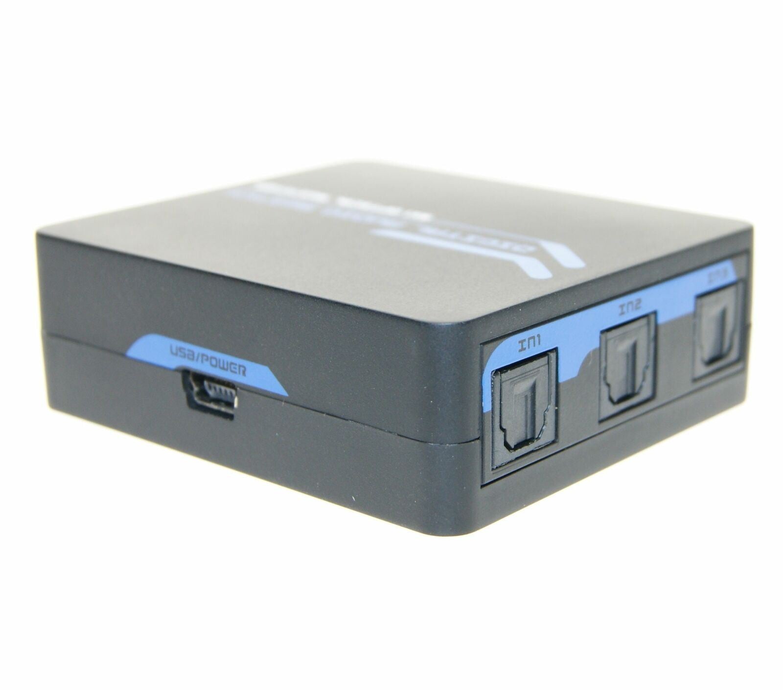 Ex-Pro AV-Pro 3 Way TosLink Digital Optical Audio Switch with Remote