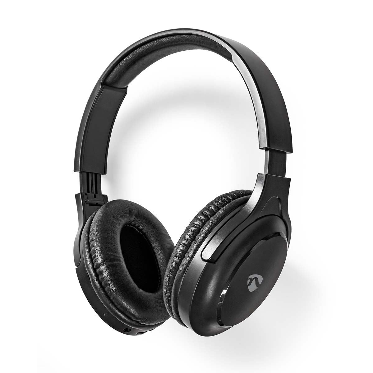 Nedis Wireless Over-Ear Headphones Bluetooth 5.0 with Voice Control Support, 40mm Drivers, Built-in Microphone, Up to 20 Hours Playtime, Wired and Wireless Connection