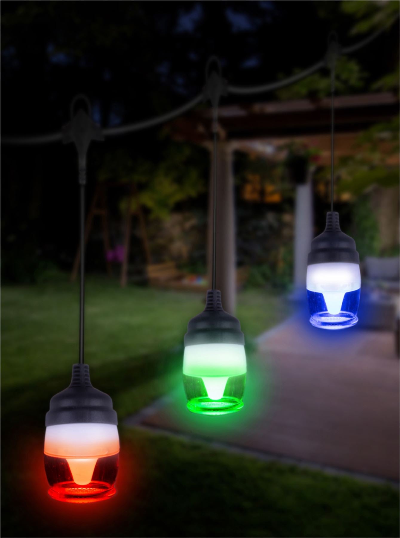LED 14 Lamp Decorative Colour Changing Festoon Light AP and IR Remote Controlled