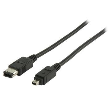 Ex-Pro 5m 4 Pin Male to 6 Pin Male IEEE 1394 FireWire Cable