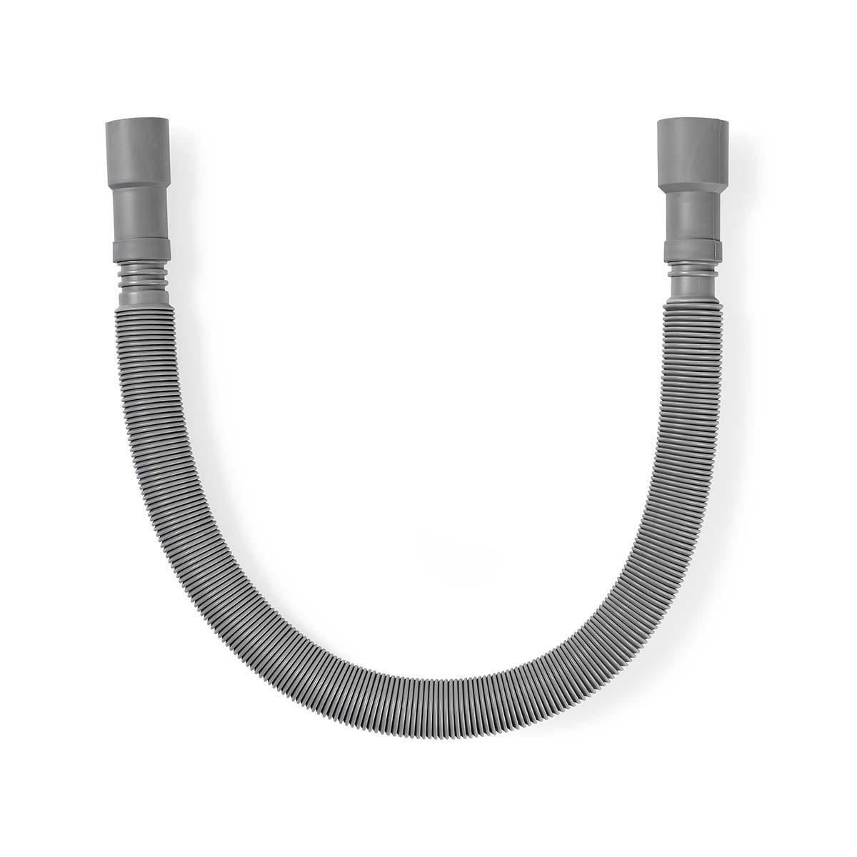 Nedis Extendable Outlet Hose | 24/19 mm | 29/22 mm | 0.5 Bar | 50 °C | 2.00 m | Dish / Washing Machine | PVC | Grey