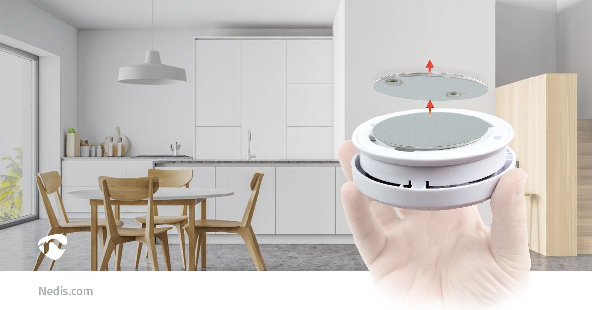 Nedis Magnetic Detector Mount Diameter: 39.4mm Adhesive Tape / Metal