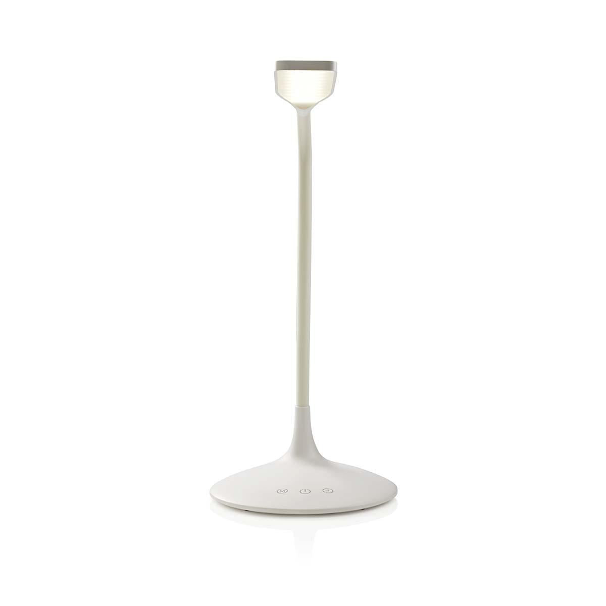 NEDIS Dimmable LED Table Lamp with Touch control and 3 Light modes, Rechargeable battery, 250 lm
