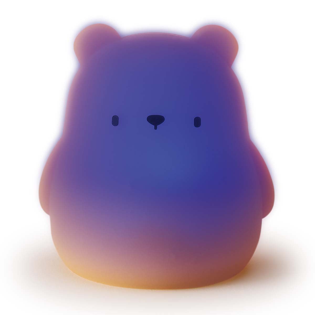 Alecto Bear Night Light for Kids, Baby Night Light for Nursery with RGB Colours & Modes, Rechargeable, Timer & Touch Control, Portable Light, BPA Free