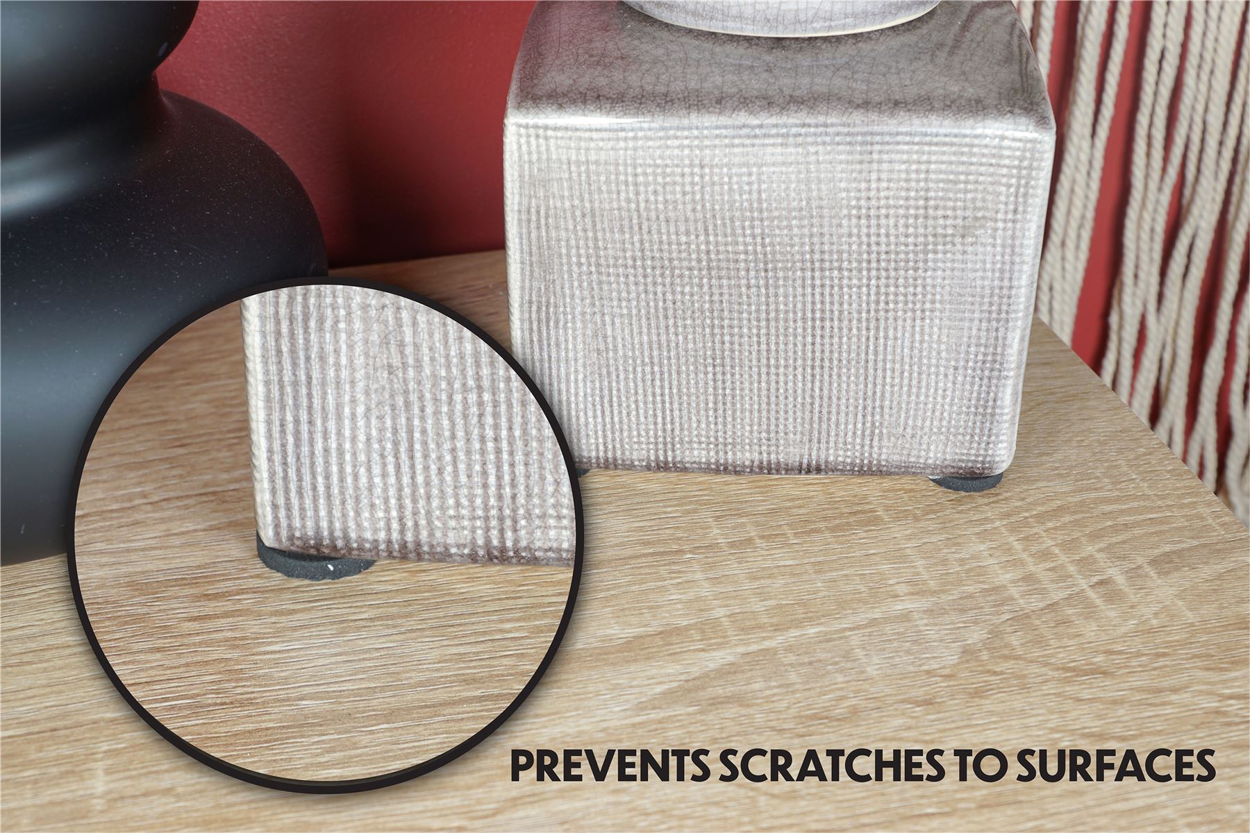 20mm Self Adhesive Rubber Anti Vibration Hiifi Speaker / Scratch Pads Round 32 Pack