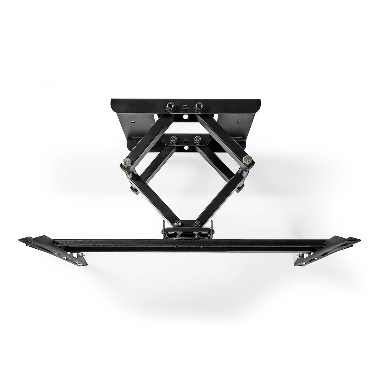 Nedis Full Motion TV Wall Mount | 37 - 80 " | Maximum supported screen weight: 35 kg | Tiltable | Rotatable | Minimum wall distance: 75 mm | Maximum wall distance: 330 mm | 6 Pivot point(s) | Steel | Black