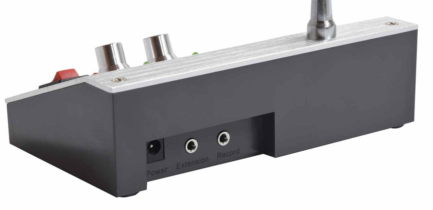 Talk/Speak Through Glass Security Intercom System Window Microphone Speaker