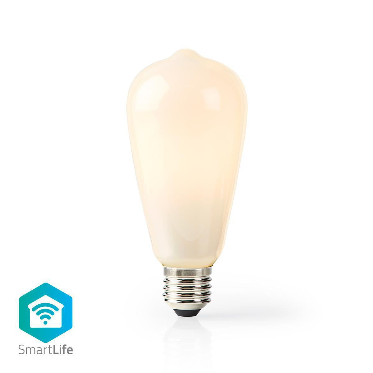 Nedis SmartLife LED Filament Bulb | E27 | 500 lm | 5 W | Warm White | 2700 K | Glass | Android™ / IOS | ST64 | 1 pcs