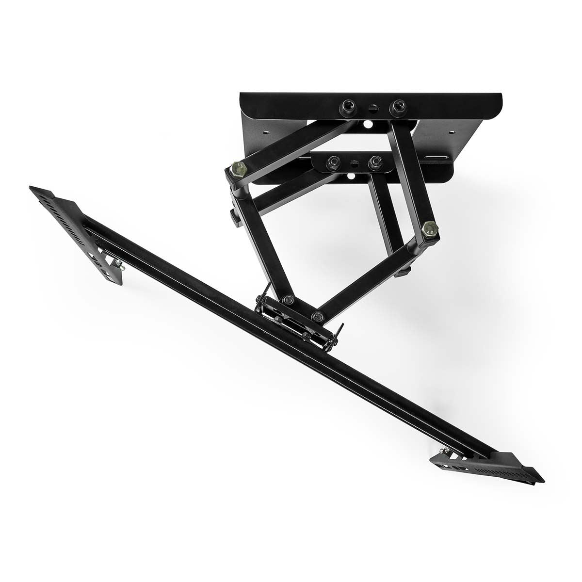 Nedis Full Motion TV Wall Mount | 37 - 80 " | Maximum supported screen weight: 35 kg | Tiltable | Rotatable | Minimum wall distance: 75 mm | Maximum wall distance: 330 mm | 6 Pivot point(s) | Steel | Black