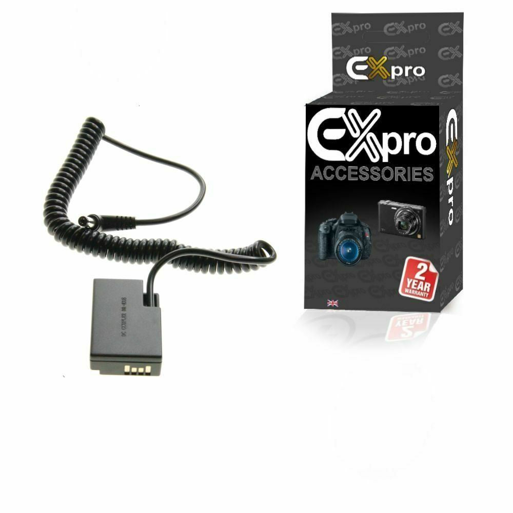 Ex-Pro Canon DR-E18 LP-E17 Coupler Cable for Ex-Pro Rechargeable Battery Power System for Canon
