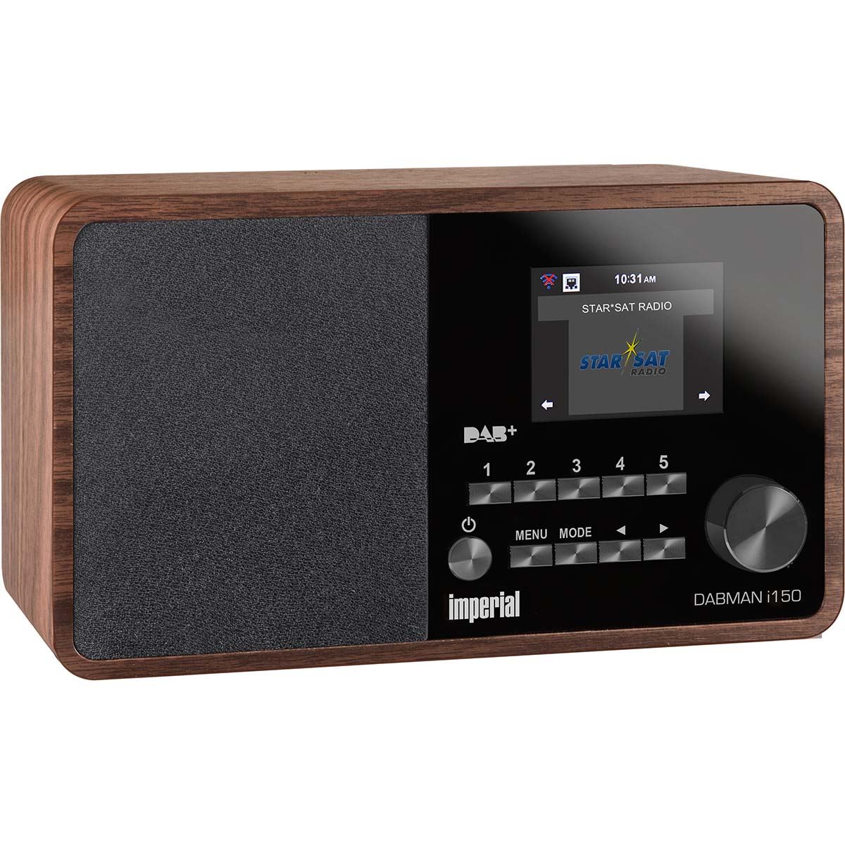 Imperial DABMAN i150 Compact Hybrid Radio DAB+ / FM / Internet Wood Look