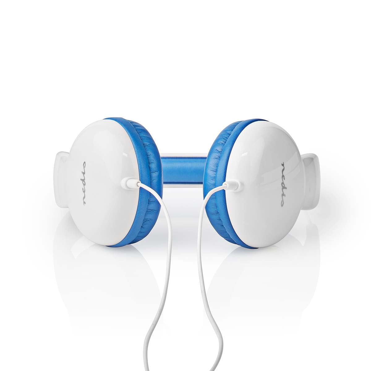 Nedis On-Ear 3.5mm Wired Headphones | Cable length: 1.20 m | 82 dB | Blue