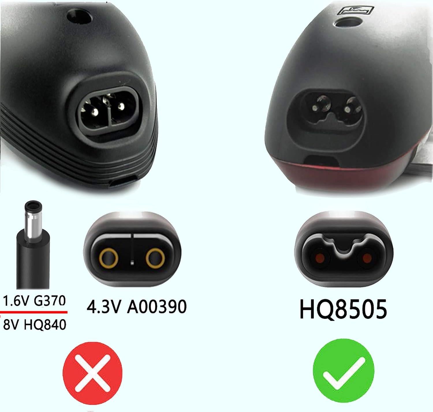 15V Replacement Shaver Charger Fit for Philips Norelco Razor HQ8505 Series 5000 7000 3000 Electric Shaver Razor, Aquatec, Arcitec,...