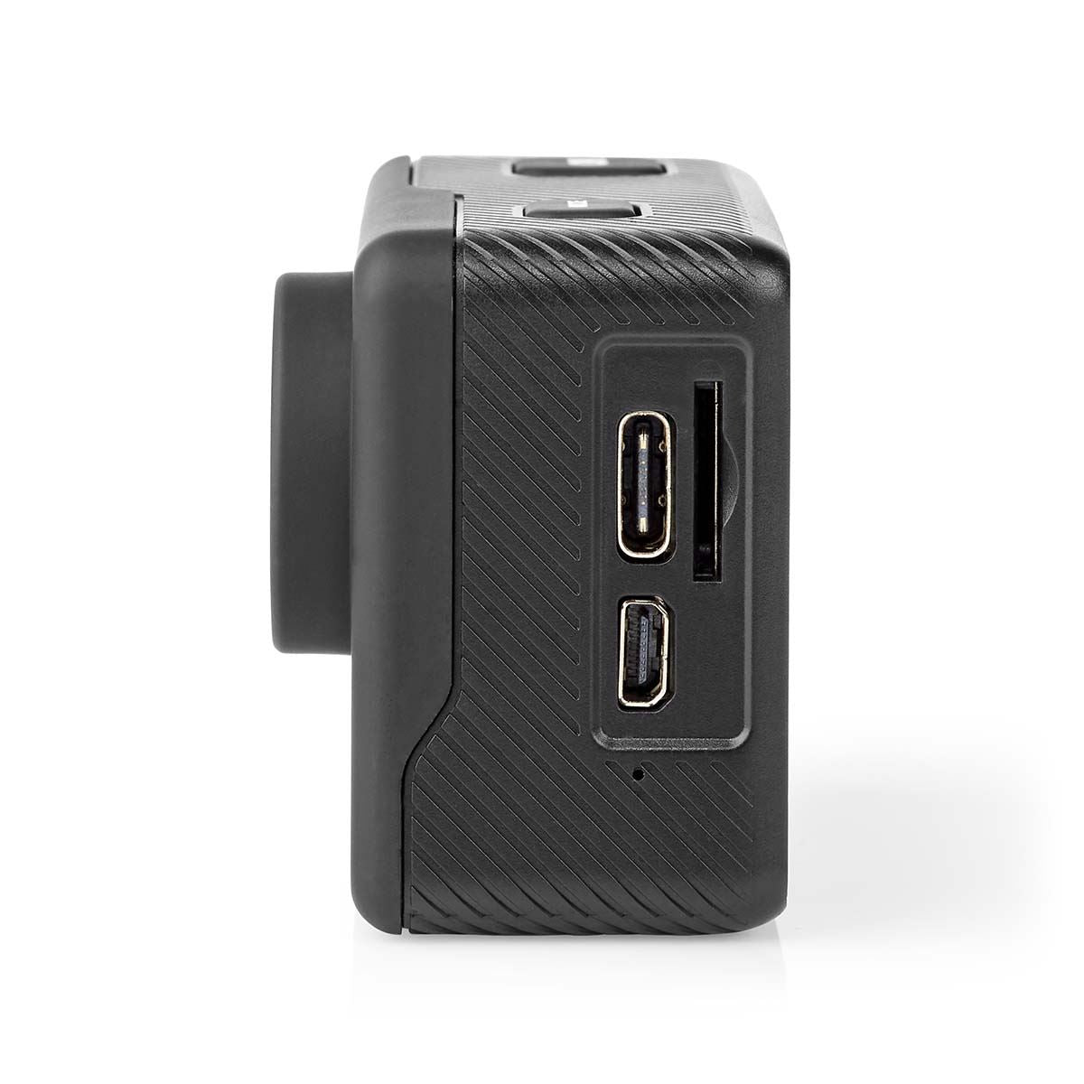 Nedis Dual Screen Action Cam, 4K Ultra HD 30fps, 16MP Photos, 2" Touch Back Screen, 1.3" Front Screen for Selfies & Vlogging, Waterproof to 30m with Mounting Kit and Wi-Fi Connectivity