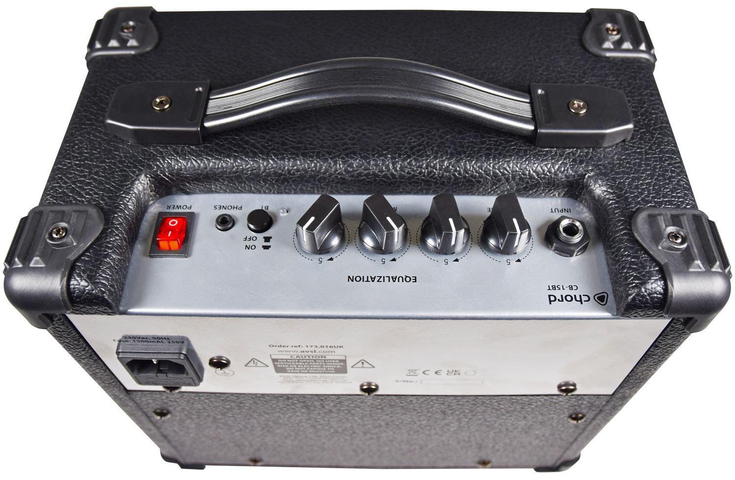 Chord CB-15BT Portable Bass Amplifier 3 Band EQ with Bluetooth®