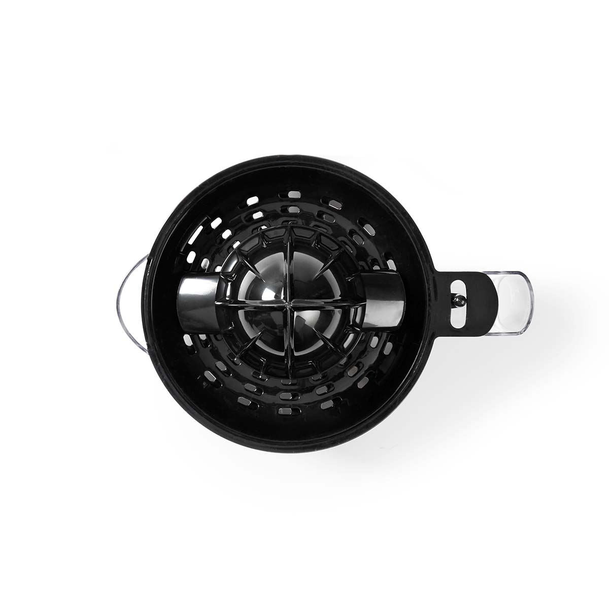 Gastronoma 800ml Electric Citrus Press Juicer with Adjustable Pulp Filter, 2x Cones and Easy Pour Spout - Black/Silver