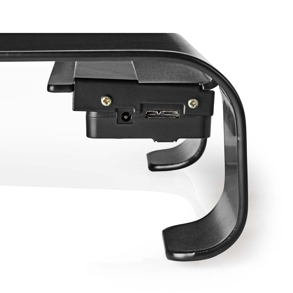 Nedis Monitor Stand | Ergonomics: Yes | Maximum carrying capacity: 18 kg | Universal | USB hub | Adjustable height: No