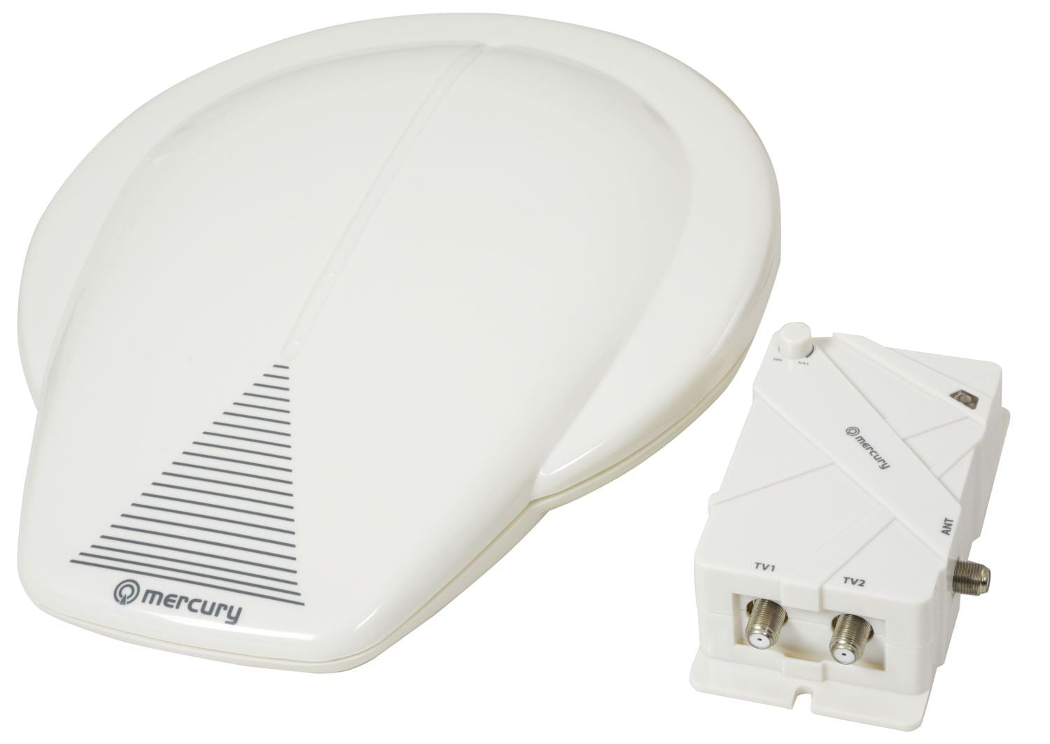 Mercury Outdoor Amplified Freeview HDTV Aerial for Caravans & Boats