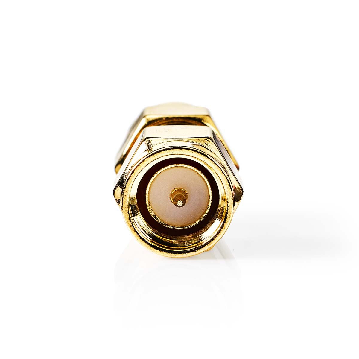 Nedis SMA Adapter | SMA Male | SMA Male | Gold Plated | 50 Ohm | Straight | Copper | Gold | 2 pcs | Box