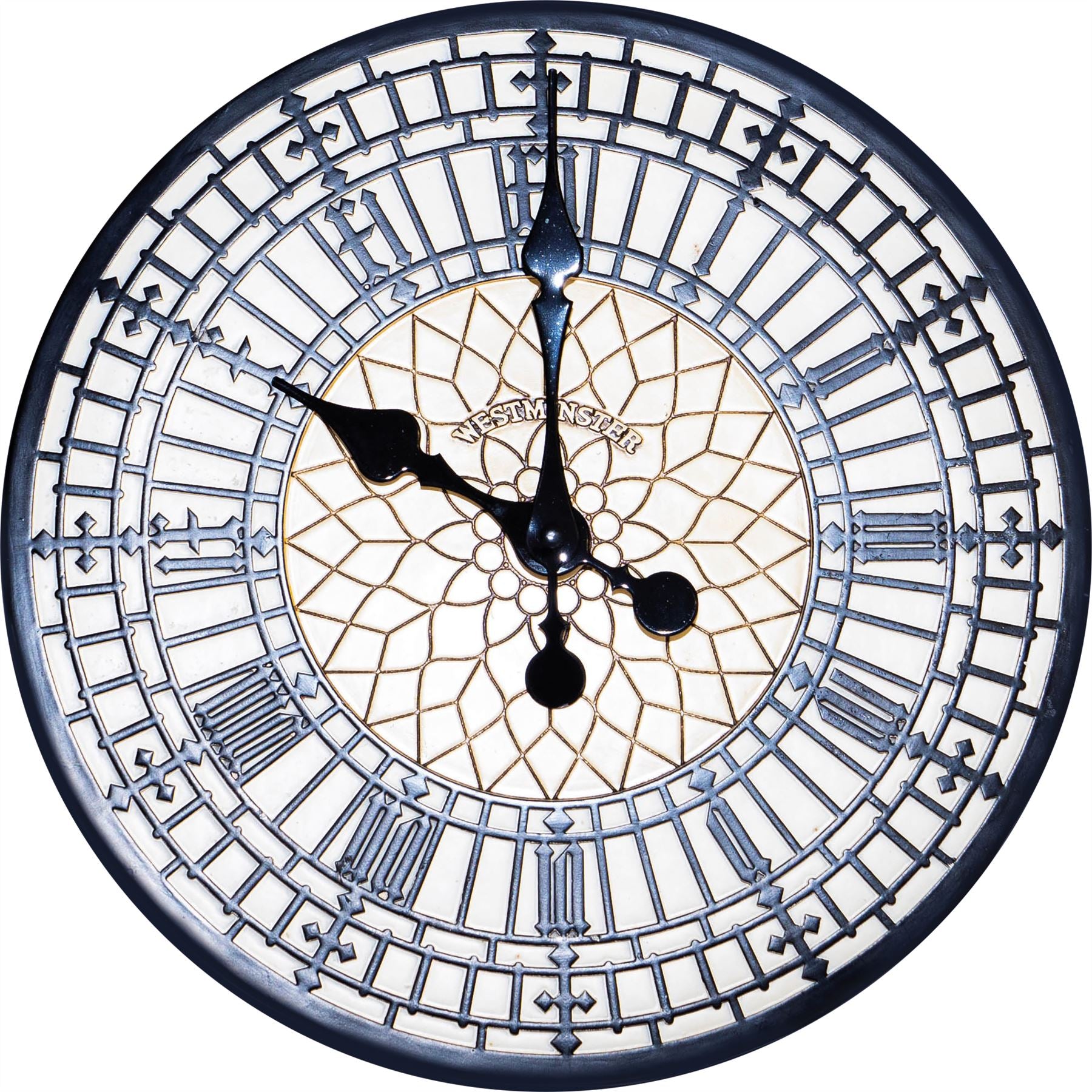 Big Ben Style 12" Outdoor Indoor Vintage Wall Clock Round Weather Resistant