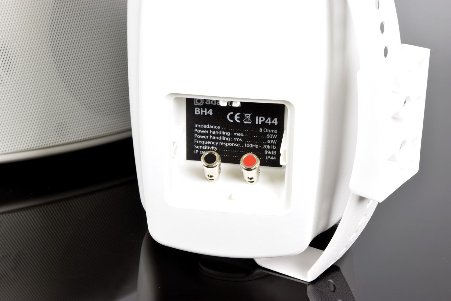 Adastra BH4 Background Speakers 4" Indoor Outdoor 30W RMS Pair - White