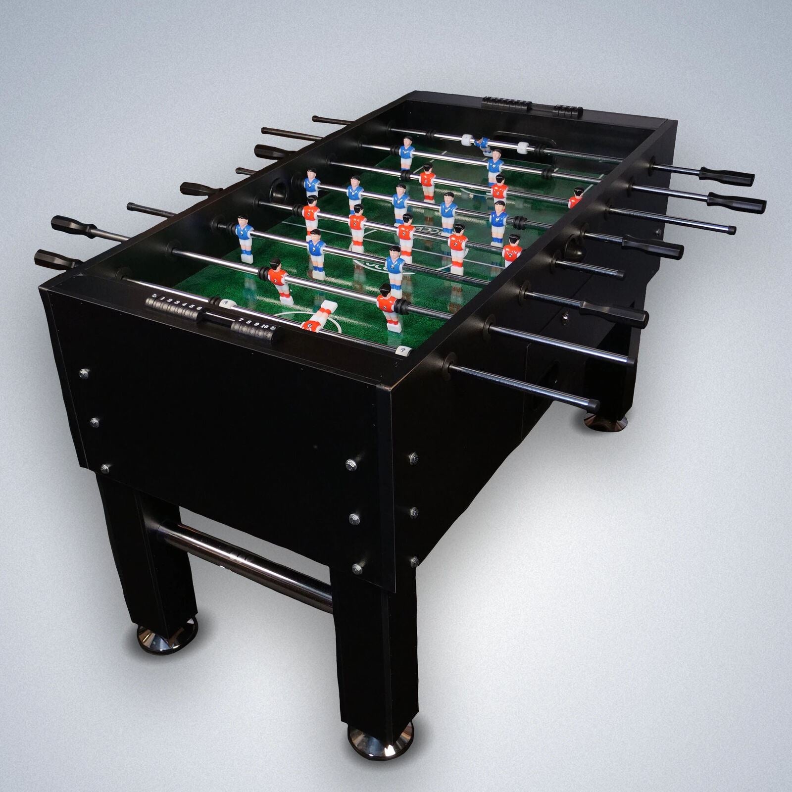 The Man Cave Project Football Table, Soccer Game Foosball Table with Score Keeper - Black