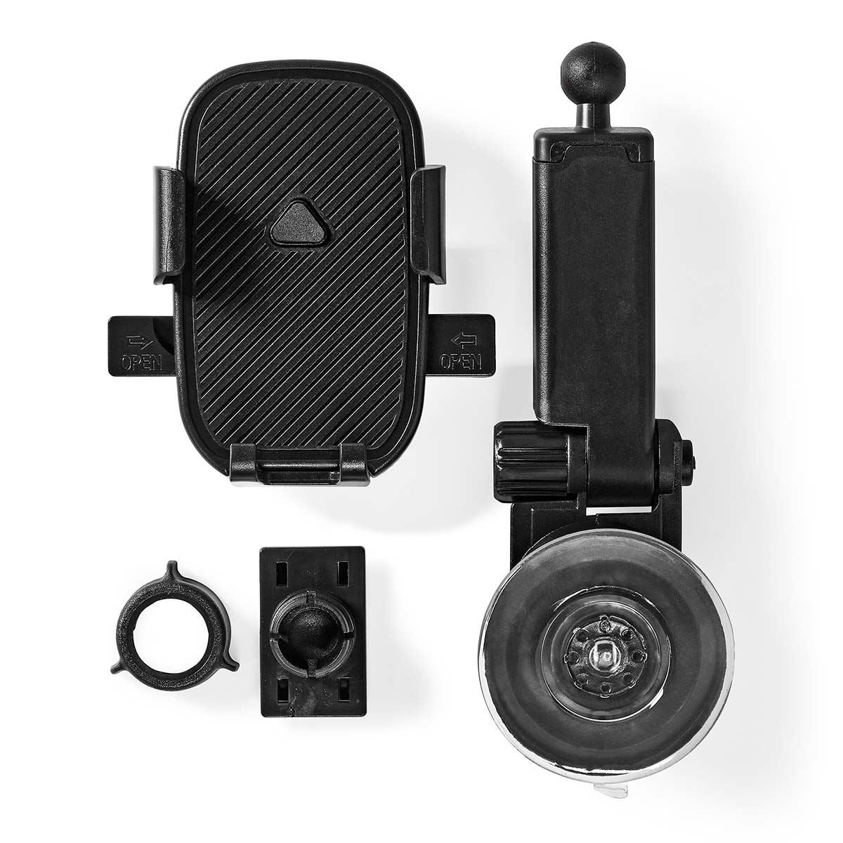 Nedis Smartphone Car Mount | In-Car Window | Universal | Minimal screen size phone: 4.5 " | Maximum screen size: 7 " | Interactive