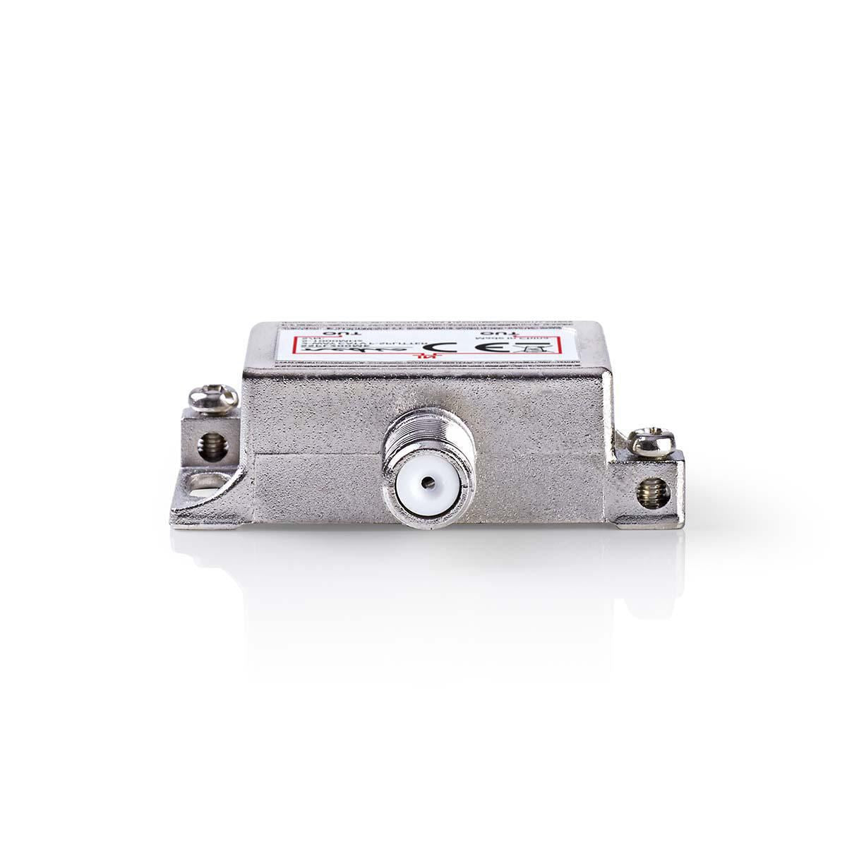 Nedis CATV Splitter | 5 - 1000 MHz | Insertion loss: 4.2 dB | Number of outputs: 2 | 75 Ohm | Zinc