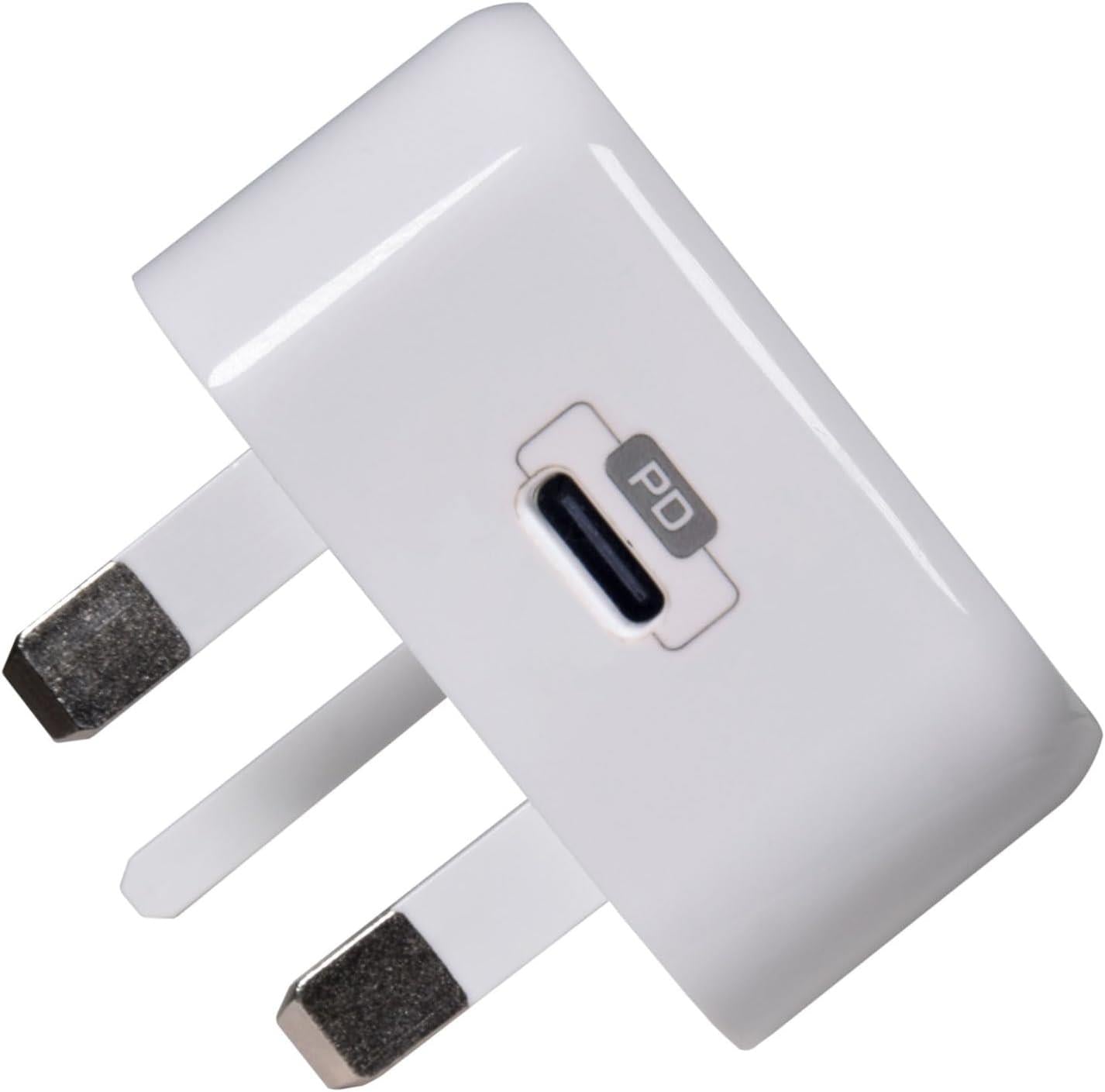 Mercury Fast Charge 20W PD USB-C Charger | Compact & Lightweight Mains Adapter for iPhone, iPad, AirPods, USB-C Devices | Super-Fast Charging with PD3.0 & PPS Technology