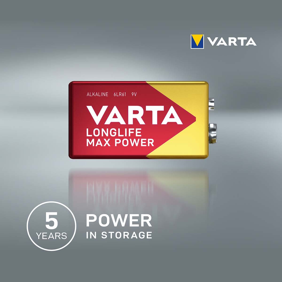 Varta Longlife Battery Max Power 9V 1-Blister