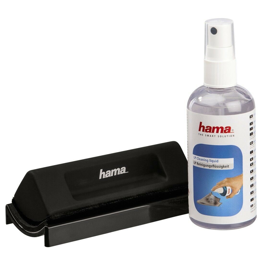 Hama Record Cleaning Kit for Vinyl | LP | Cleaning brush and Fluid