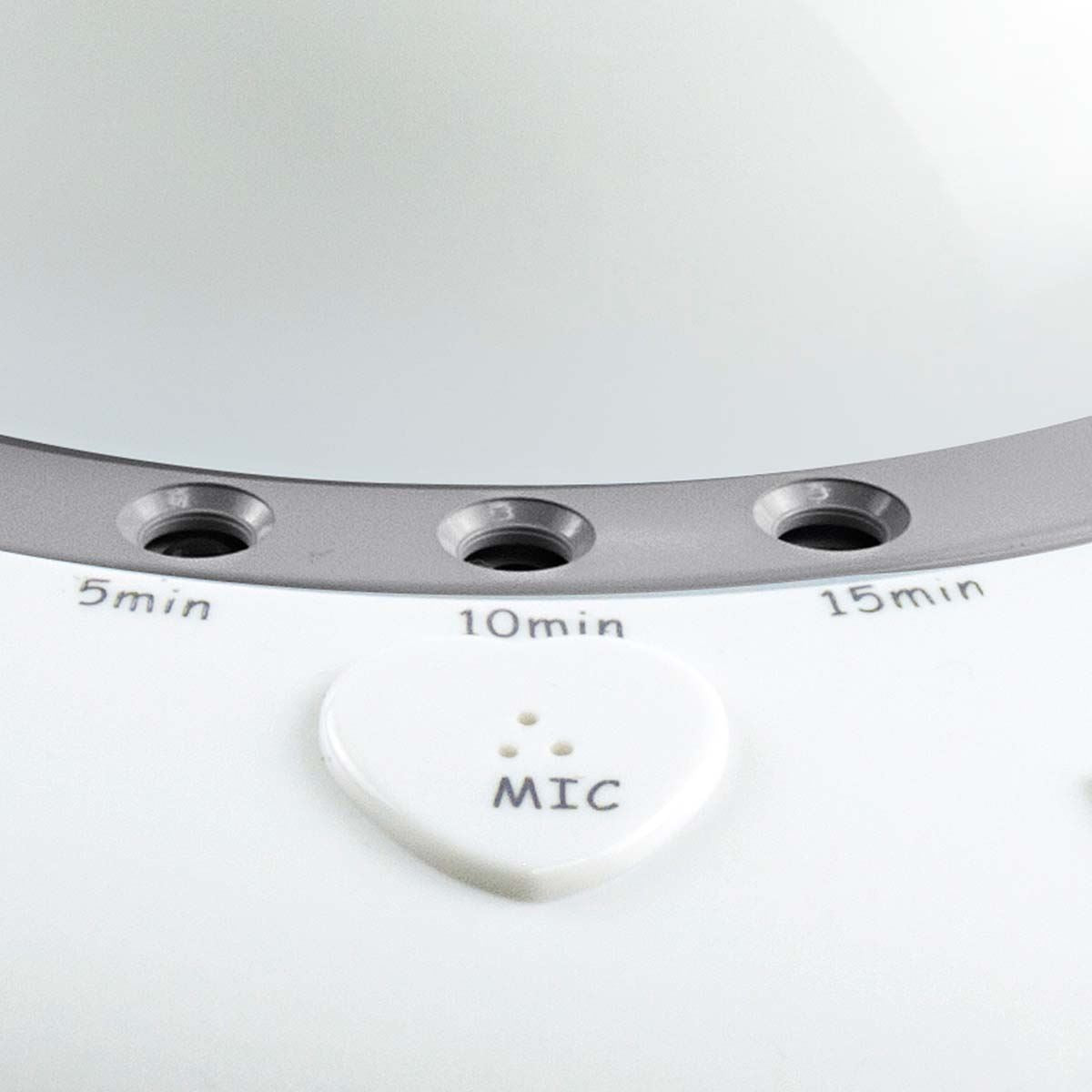 Alecto Starry Sky Nusery Projector with Adjustable Play Time | Voice Activated | Music & Light | White / Grey