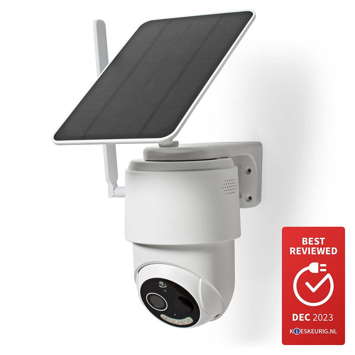 Nedis SmartLife Outdoor Camera Wi-Fi  4G HD 1080p Pan tilt P65 Solar Operation