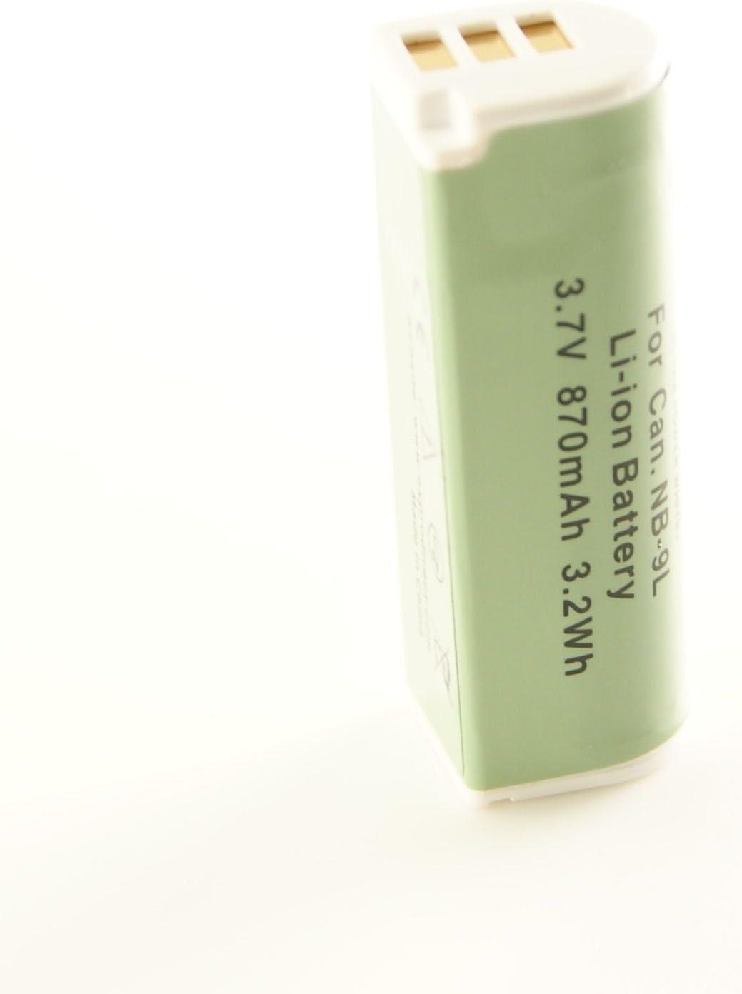 Ex-Pro NB-9L, NB9L Canon White Series Li-on Digital Camera Battery
