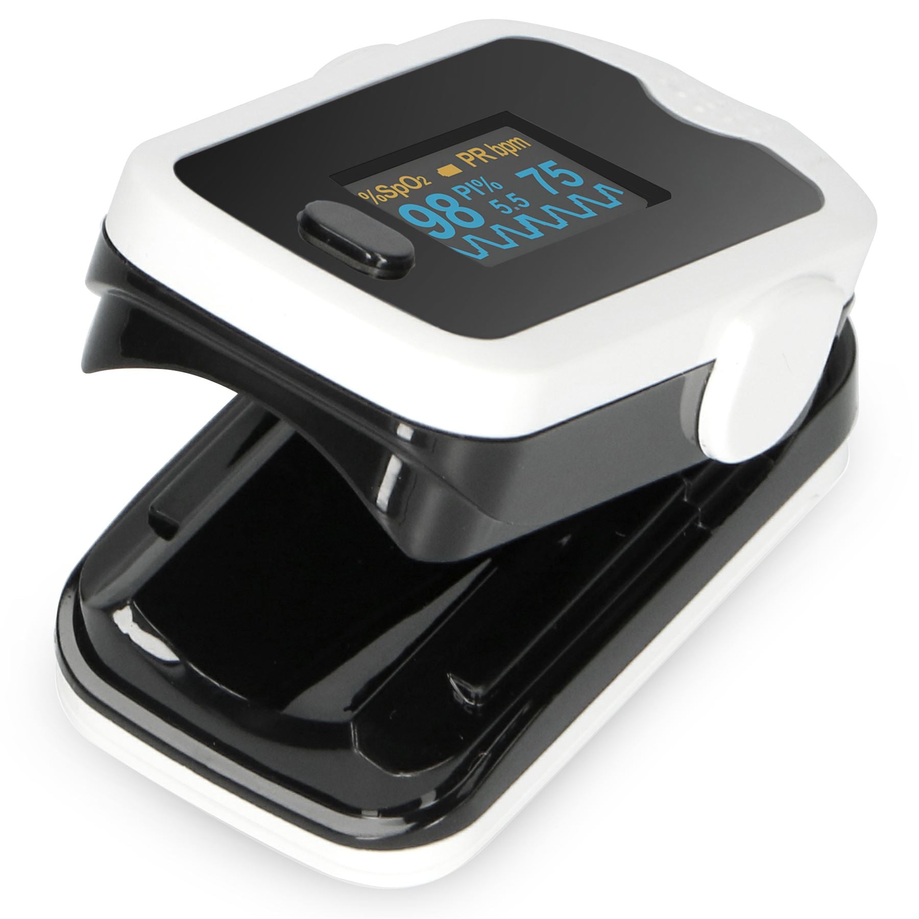 Alecto Pulse Oximeter/Blood Oxygen Monitor - Finger Oxygen Saturation Monitor/SATS Monitor SpO2