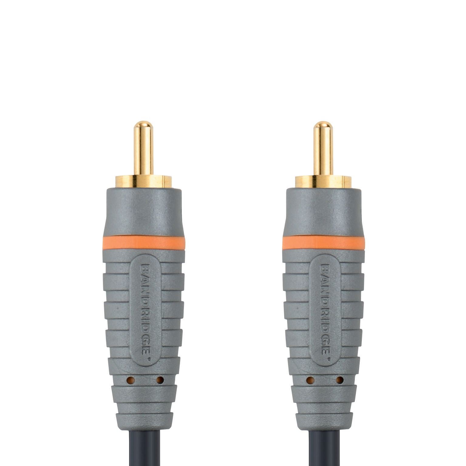 Bandridge 1m Shielded Subwoofer Digital Coax RCA Cable Gold Pure OFC Copper 24K Gold