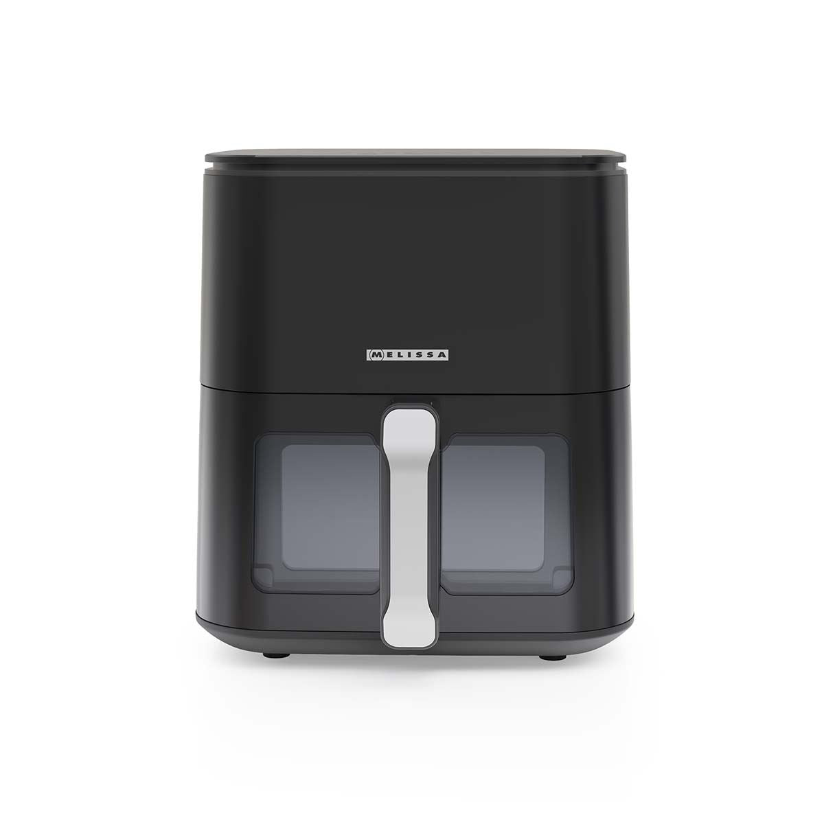 MELISSA Digital Hot Air Fryer XL | 5 l | 60-min Timer | 8 Presets | Viewing window | Black