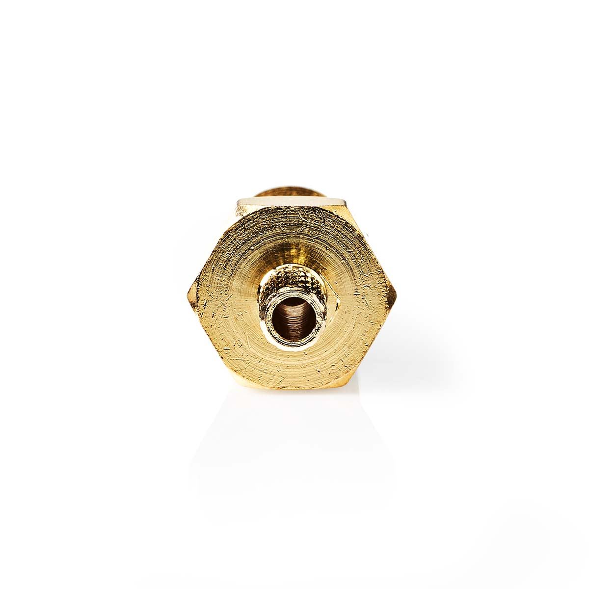 Nedis SMA Connector | Straight | Female | Gold Plated | 50 Ohm | Crimp | Cable input diameter: 2.55 mm | Metal | Gold | 2 pcs | Box