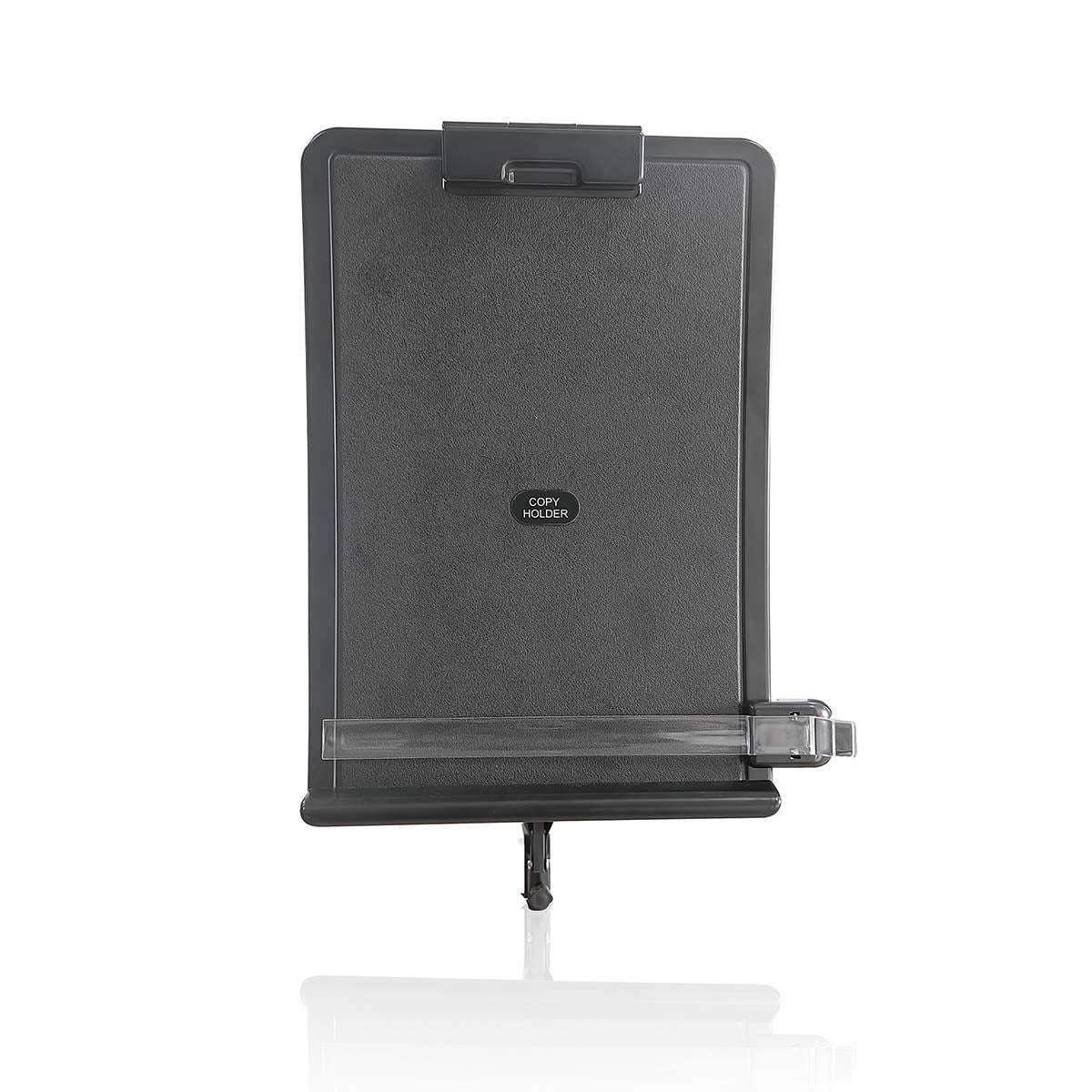 Nedis Copy Holder | Clip | Suitable for paper size: A4 | Adjustable Angle / Full Motion | Swivel angle: 360 °