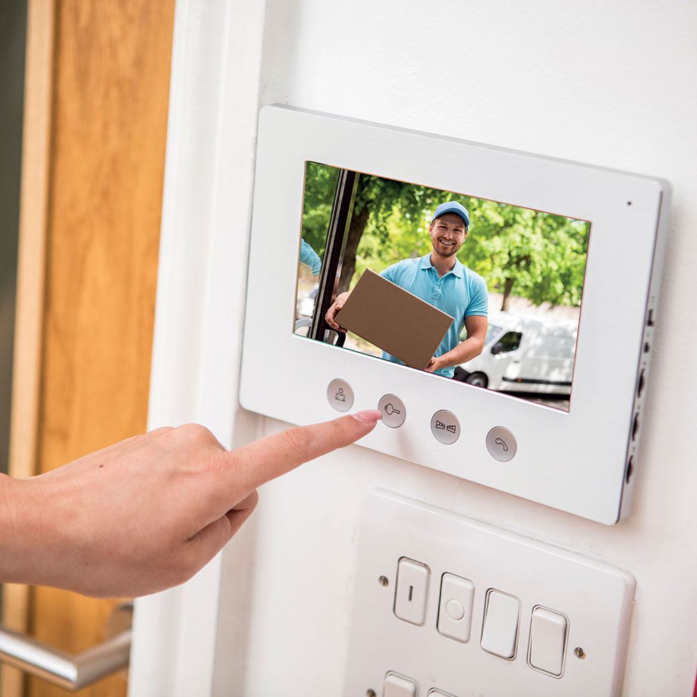 Mercury 7" Colour LCD Monitor & Camera Intercom Wired Door Entry System