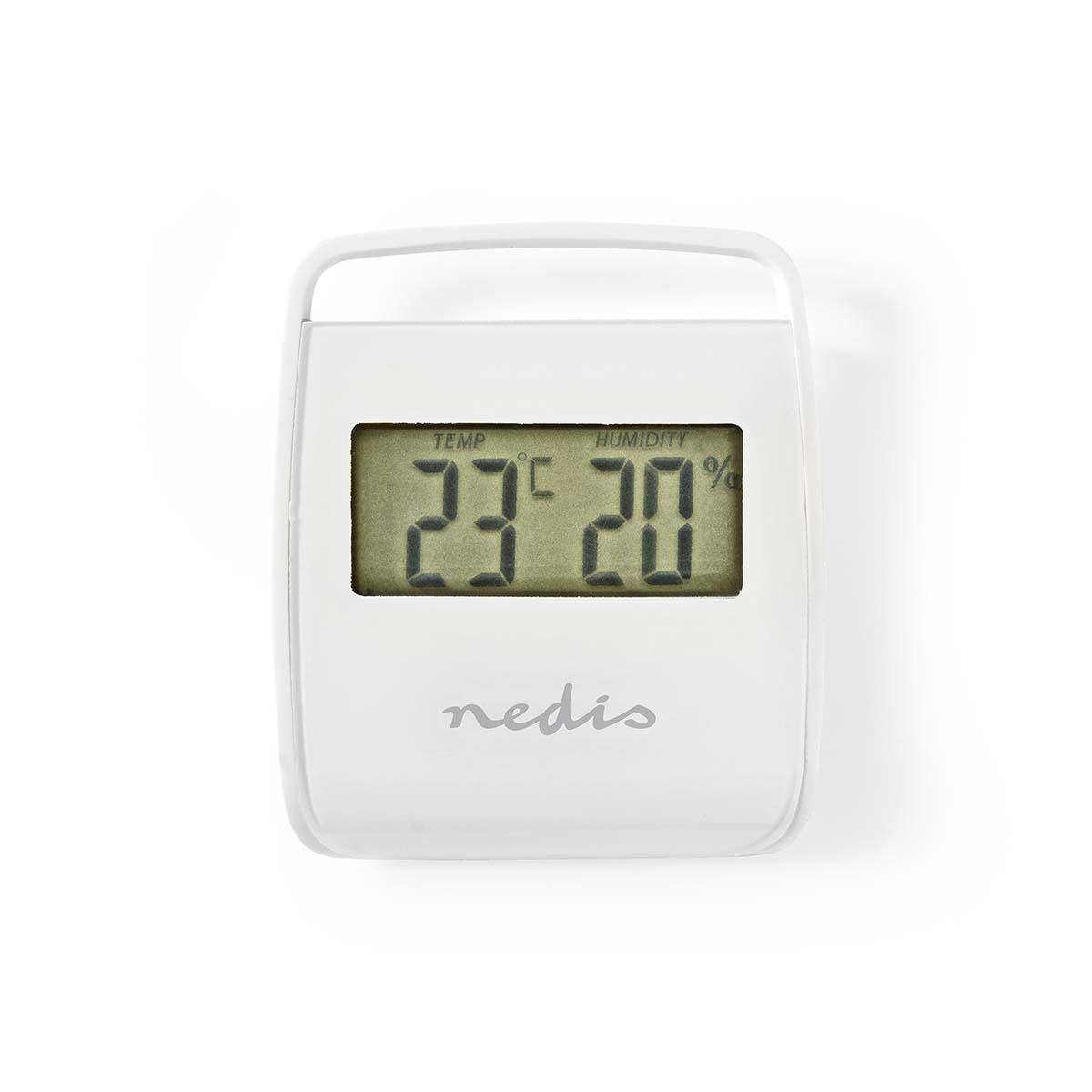 Nedis Digital Thermometer | Indoor | Indoor temperature | Indoor humidity | White