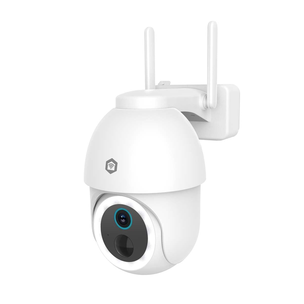 SmartLife Outdoor Camera | Wi-Fi | Spotlight | 3MP Full HD 1296p | Battery Powered | Pan tilt | IP65 | Cloud Storage (optional) / microSD (not included) / Onvif | 5 V DC | With motion sensor | Night vision | White