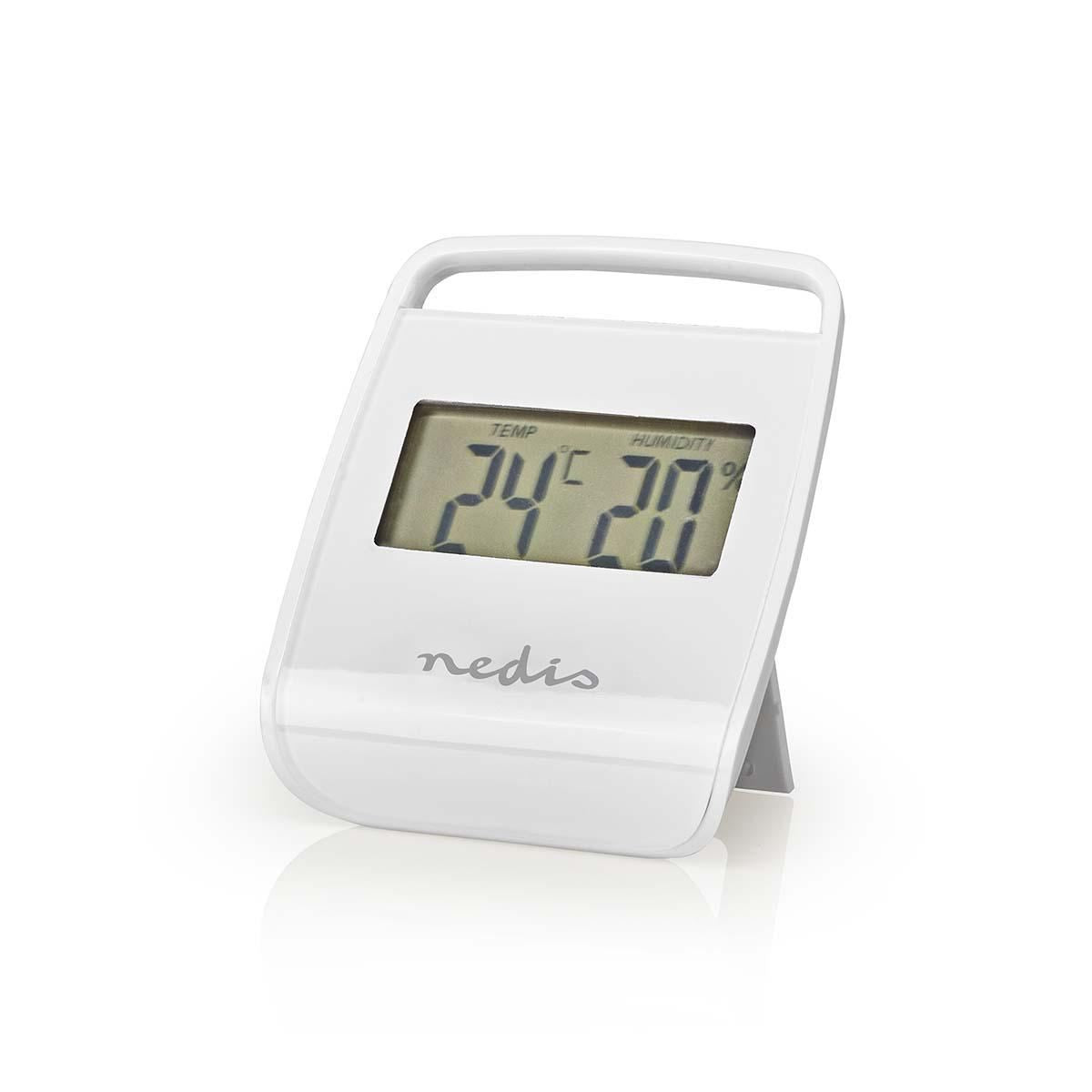 Nedis Digital Thermometer | Indoor | Indoor temperature | Indoor humidity | White