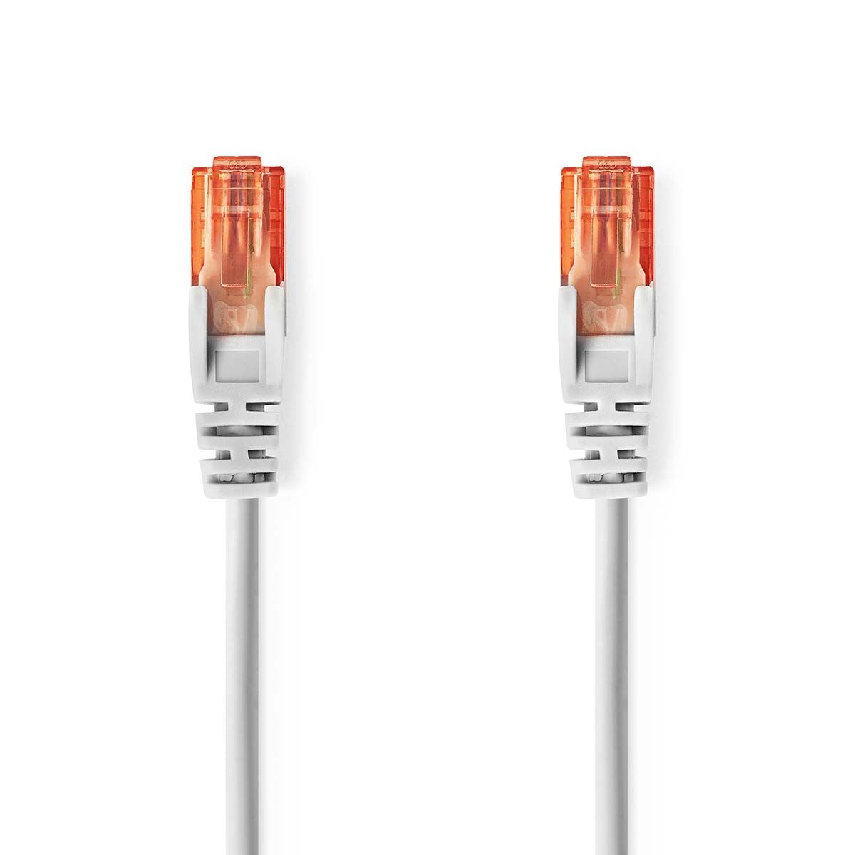 Nedis CAT6 Network Cable | RJ45 Male | RJ45 Male | U/UTP | 5.00 m | Round | PVC | Grey | Label
