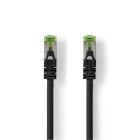 Nedis CAT7 Network Cable | S/FTP | RJ45 Male | RJ45 Male | 10.0 m | Snagless | Round | LSZH | Black | Envelope
