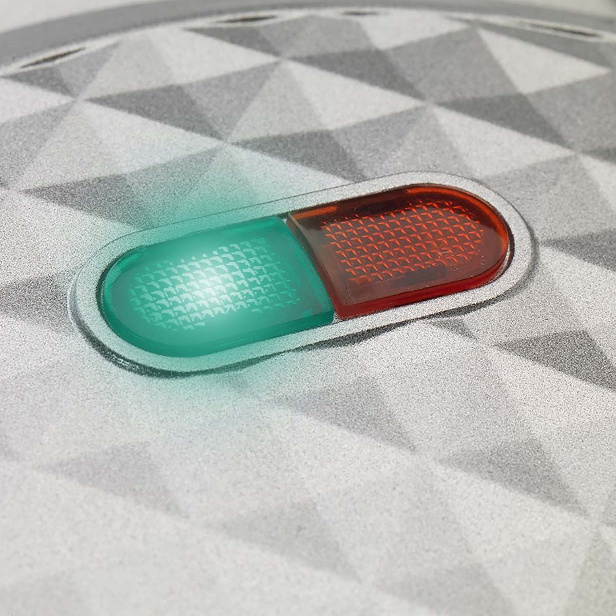 Trebs Waffle Maker Iron, Single Bubble Shape Waffle Machine with Non Stick Plates & Adjustable Temperature Control, 1000W - White